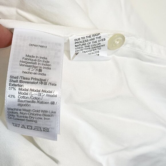 NWT Madewell The Perfect Shirt in Softdrape Twill - Size: Medium - Picture 4 of 13